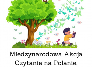 Przedszkolaki na łonie natury z ulubionymi książkami