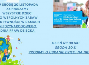 Plakat - Międzynarodowy Dzień Praw Dziecka