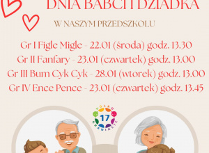 zaproszenie dzien babci i dziadka