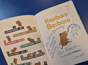Spotkanie z Elizą Piotrowską i Kapibarą Barbarą!